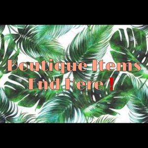 ❌No Boutique Items Beyond This Point❌